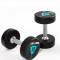Гантели в уретане LIVEPRO Premium Urethane Dumbbells 48 кг, черный/синий