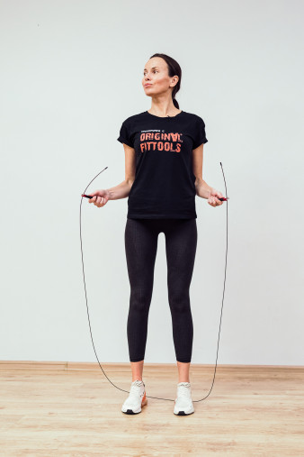 Скакалка профессиональная регулируемая скоростная FT-JR-SQD Скакалка профессиональная регулируемая скоростная FT-JR-SQD