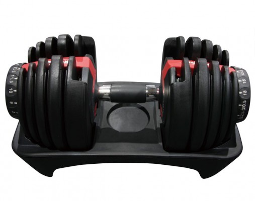 Пара регулируемых гантелей Proxima Gigant 24 кг на подставке Пара регулируемых гантелей Proxima Gigant 24 кг на подставке