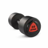 ZIVA Гантель 40 кг серии ZVO уретановое покрытие красная вставка ZIVA Гантель 40 кг серии ZVO уретановое покрытие красная вставка