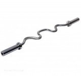 Гриф олимпийский сильноизогнутый хромированный 47" REBEL с замками