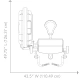 Бицепс сидя HOIST CL-3102 серебристый/черный