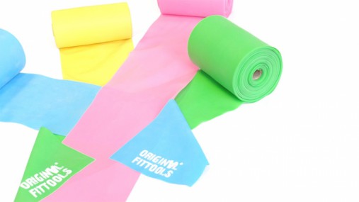 Эластичная лента TPE жёлтого цвета Original FitTools 12м