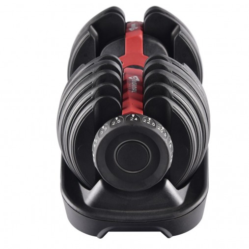 Регулируемая гантель Original Fitness 24 кг с 15 уровнями регулировки от 2,5 до 24кг Регулируемая гантель Original Fitness 24 кг с 15 уровнями регулировки от 2,5 до 24кг