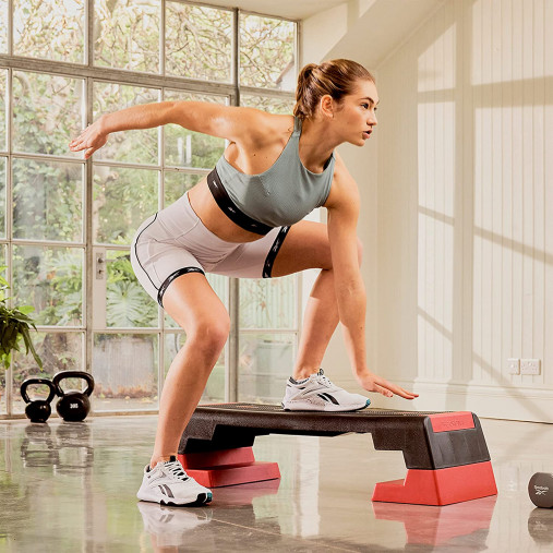 Степ-платформа Reebok step (синий/белый) RAP-11150TL Степ-платформа Reebok step (синий/белый) RAP-11150TL