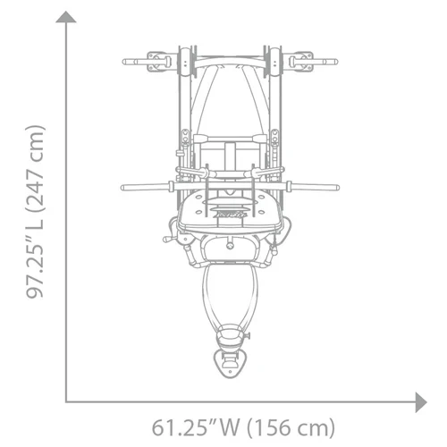 Тренажер наклонный жим ногами HOIST CF-3355