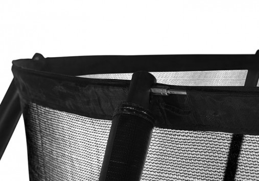 Батут Hasttings Air Game 8FT (2,44 м) с внутренней сеткой и двухсторонним защитным матом (зеленый/синий)