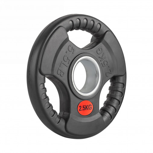 Диск олимпийский 51 мм. обрезиненный 2,5 кг. VictoryFit