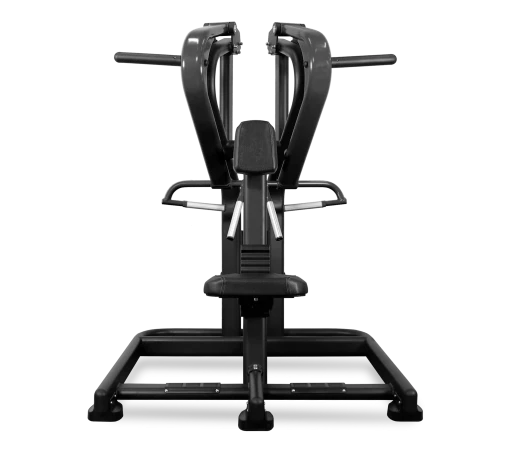 Горизонтальная тяга BRONZE GYM PL-1702, черный, рычажный тренажер-хаммер, нагружаемый дисками