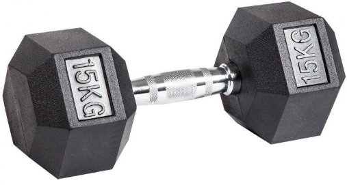 Комплект гантелей ZSO гексагональных обрезиненных от 12.5 до 20 кг, 4 пары (130 кг)