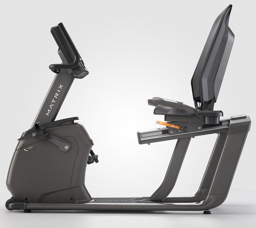 Горизонтальный элитный велоэргометр Matrix R50XIR с большим сенсорным дисплеем Горизонтальный элитный велоэргометр Matrix R50XIR с большим сенсорным дисплеем