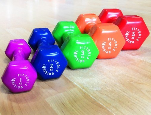 Гантель в виниловой оболочке 3 кг Original Fit.Tools зеленая Гантель в виниловой оболочке 3 кг Original Fit.Tools зеленая