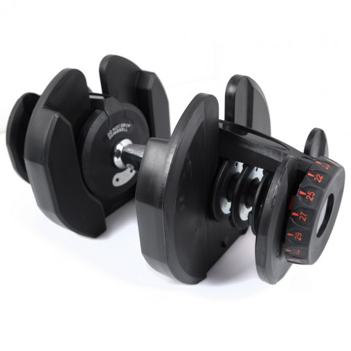 Пара гантелей с регулировкой веса Liveup LS2315 (5-40 кг) на подставке Пара гантелей с регулировкой веса Liveup LS2315 (5-40 кг) на подставке