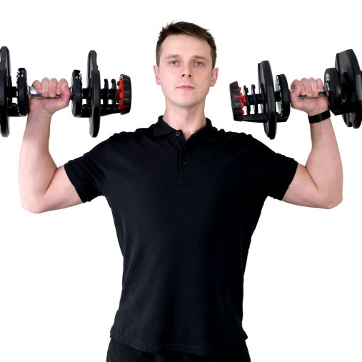 Гантель с регулировкой веса Liveup LS2315 (5-40 кг) Гантель с регулировкой веса Liveup LS2315 (5-40 кг)