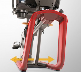 Сдвоенные стойки рамы обеспечат максимальную устойчивость тренажера