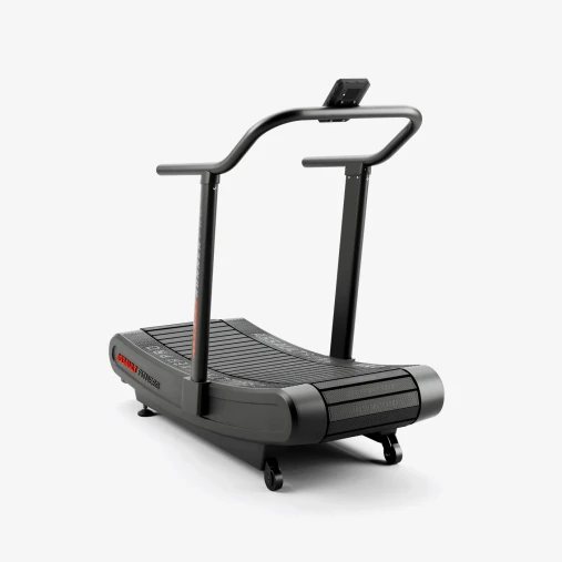 Беговая дорожка Assault Runner Pro (модель 2026, красный логотип) с изогнутым беговым полотном гусеничного типа Беговая дорожка Assault Runner Pro (модель 2026, красный логотип) с изогнутым беговым полотном гусеничного типа
