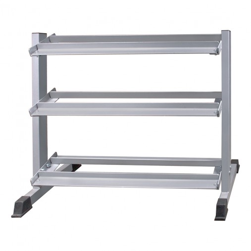 Стойка двухрядная для гантелей Aerofit IF IFDB4 с дополнительной третьей полкой IFD4BA Стойка двухрядная для гантелей Aerofit IF IFDB4 с дополнительной третьей полкой IFD4BA