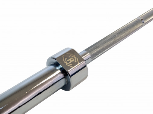 Гриф олимпийский прямой 86", до 226 кг, хромированный REBEL R-OB86-500C