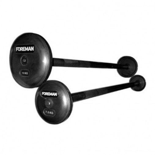 Штанга фиксированная обрезиненная FOREMAN FP/FB-RUB-EPR/25KG
