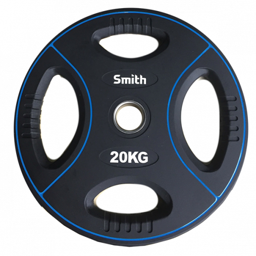 Диск для штанги Smith PUWP12-20 полиуретановый, 20кг Диск для штанги Smith PUWP12-20 полиуретановый, 20кг