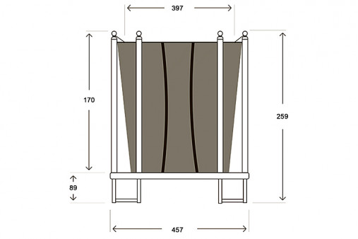 Батут Hasttings Classic Game Green 15FT (4,6 м) с баскетбольным сетом Батут Hasttings Classic Game Green 15FT (4,6 м) с баскетбольным сетом