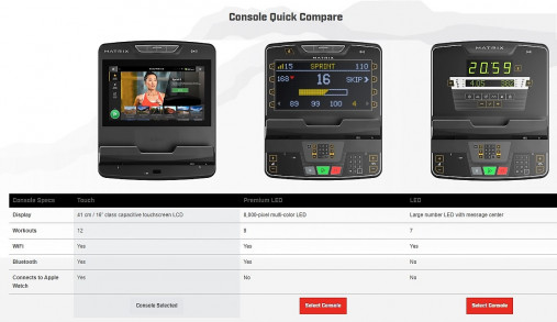 Вертикальный велотренажер Matrix Performance. Консоль Touch Вертикальный велотренажер Matrix Performance. Консоль Touch