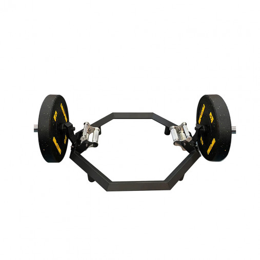 Трэп-гриф LIVEPRO Hex Bar 18 кг, черный/серебряный Трэп-гриф LIVEPRO Hex Bar 18 кг, черный/серебряный