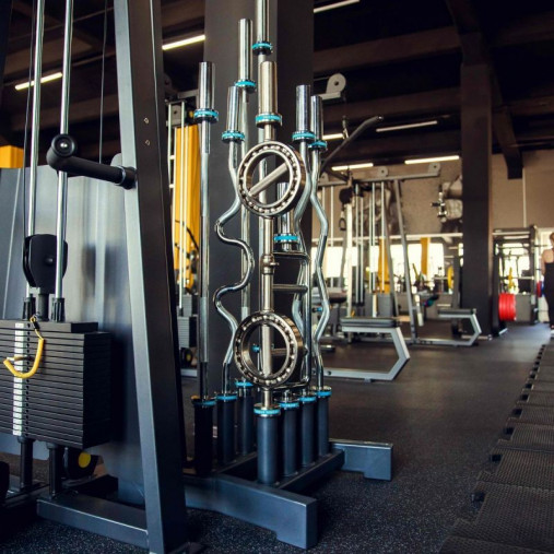 Вертикальный держатель для восьми олимпийских грифов Ф50 PROFI-FIT RUS ZSO Вертикальный держатель для восьми олимпийских грифов Ф50 PROFI-FIT RUS ZSO