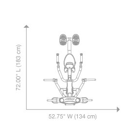Отжимание сидя Hoist RPL-5101 тренажер на свободных весах на трицепс