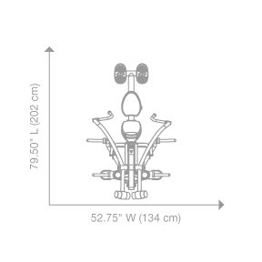 Жим от груди Hoist RPL-5301 тренажер нагружаемый дисками