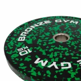 Диск бамперный BRONZE GYM камуфляж зеленый 10 кг
