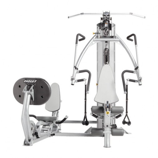 Мультистанция Hoist V4-Elite Gym вместе с опцией Жим ногами с подвижной платформой и спинкой Hoist VR-LP Мультистанция Hoist V4-Elite Gym вместе с опцией Жим ногами с подвижной платформой и спинкой Hoist VR-LP