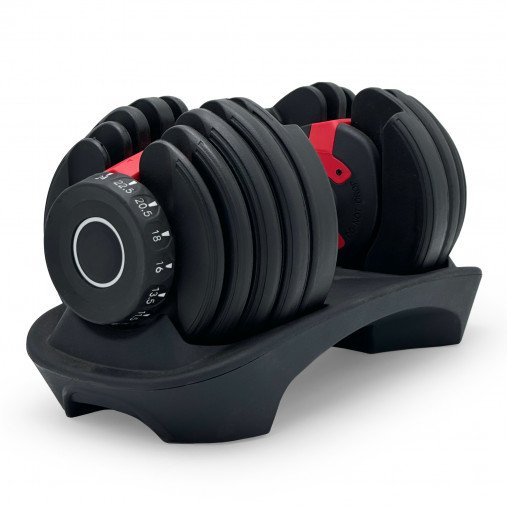 Гантель со ступенчатой регулировкой UNIX Fit (от 2.5 до 24 кг)