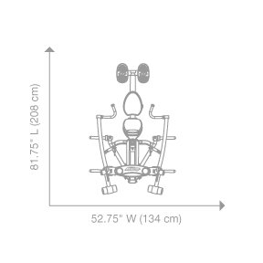 Жим от плеч с независимыми рычагами Hoist RPL-5501 тренажер на свободных весах